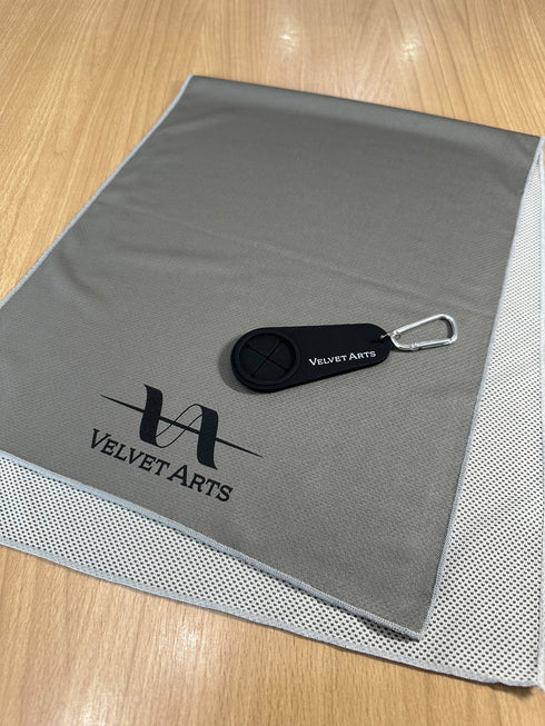 冷感ドライタオル&タオルホルダー セット