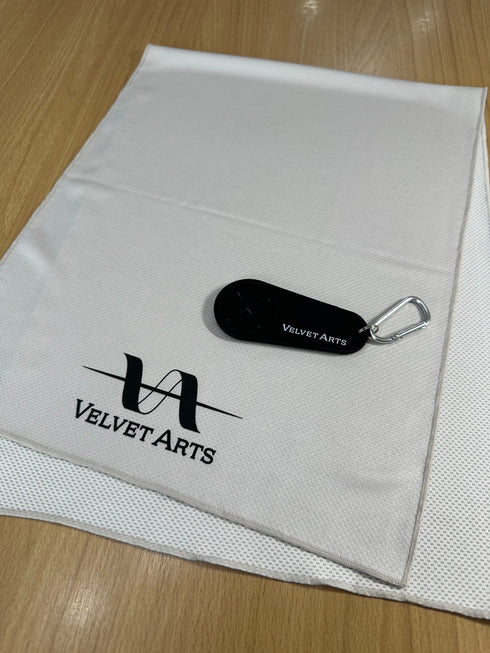 冷感ドライタオル&タオルホルダー セット