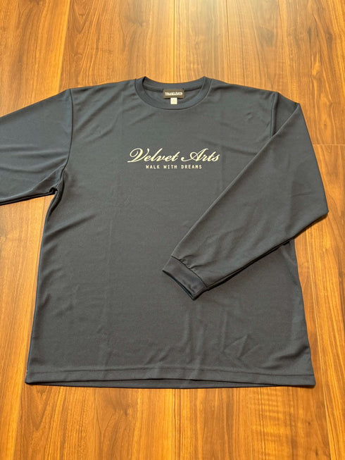 長袖ドライTシャツ(筆記体ロゴ)